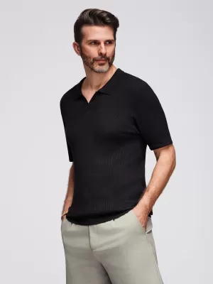 Herren t -Shirt OMBRE OM-POSS-0160 SCHWARZ