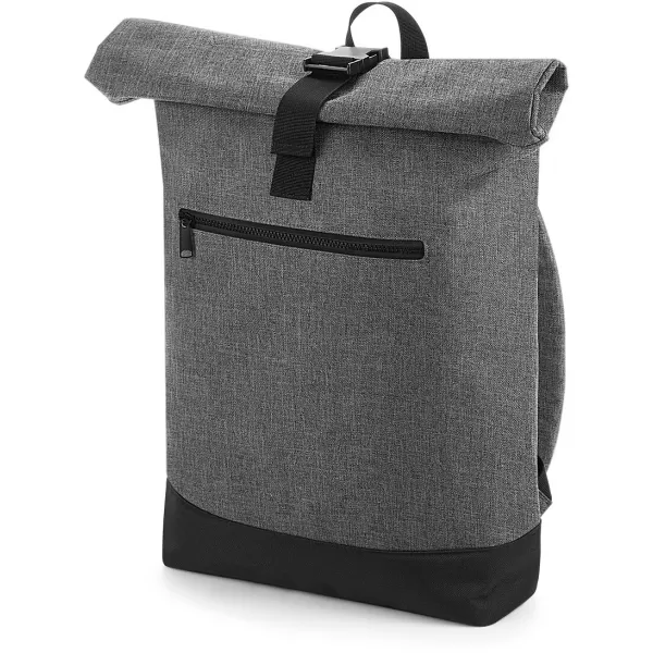  | BG 855 GRAU MARL/SCHWARZ BagBase 