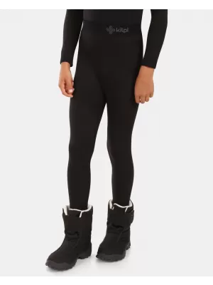Thermohose für Jungen KILPI NIEL-JB ZJ0504KI SCHWARZ