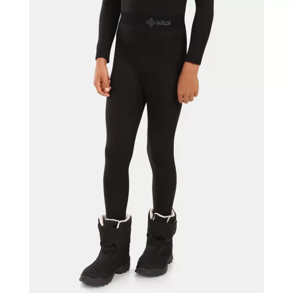  Thermohose für Jungen KILPI NIEL-JB ZJ0504KI SCHWARZ 