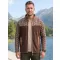 Fleece-Sweatshirt für Herren ALTISPORT GAMEL BRAUN