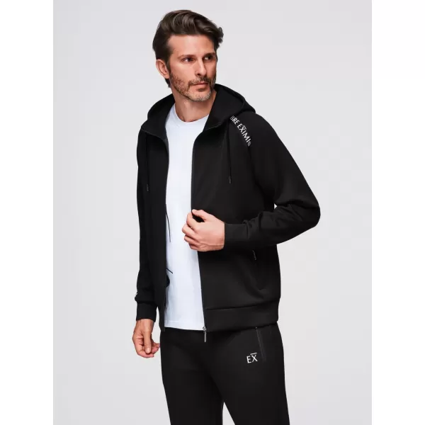  Herren-Sweatshirt OMBRE OM-SSZP-0216 SCHWARZ 