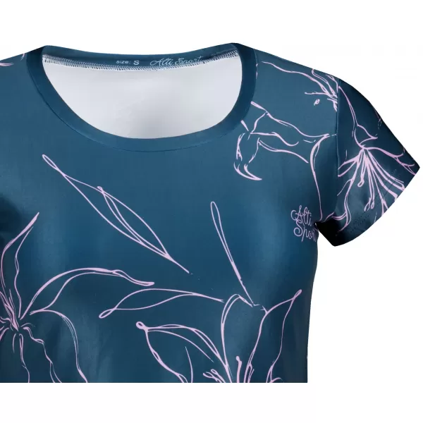  Damen Freizeitshirt Premium ALTISPORT VOJ/ALW100TR06 DUNKELBLAU/ROSA 