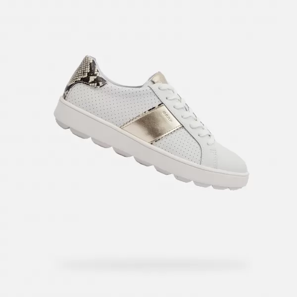  Damen-Sneaker GEOX SPHERICA ECUB-1 G000836 WEIß 