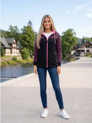 Damen-Sweatshirt ALTISPORT GAI SCHWARZ