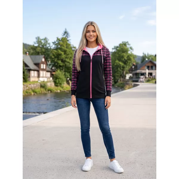  Damen-Sweatshirt ALTISPORT GAI SCHWARZ 