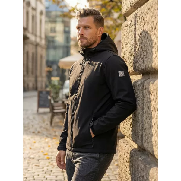  Herren -Softshelljacke ALTISPORT NEWET SCHWARZ 