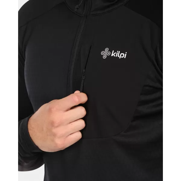  Fleece-Sweatshirt für Herren KILPI VIGO-M ZM0207KI SCHWARZ 