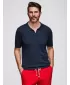 Herren t -Shirt OMBRE OM-POSS-0159 MARINEBLAU