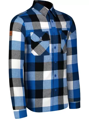 Flanellhemd NORDBLANC QUANTUM NBSSM8243 BLAU