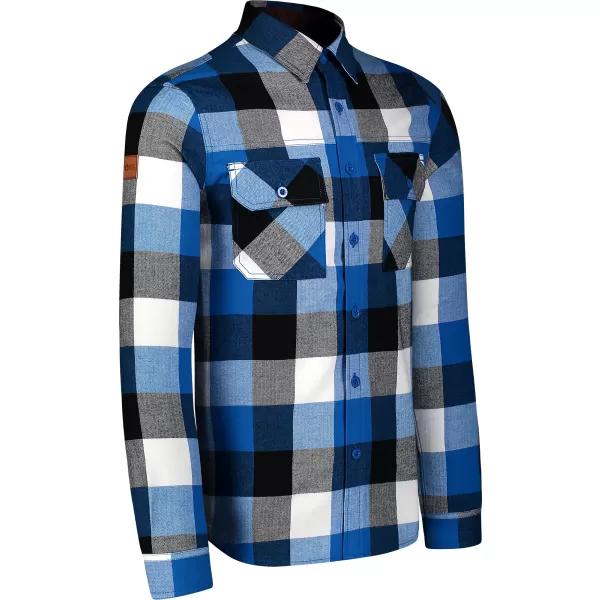  Flanellhemd NORDBLANC QUANTUM NBSSM8243 BLAU 