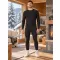 Herren-Thermoset ALTISPORT GAIN SCHWARZ
