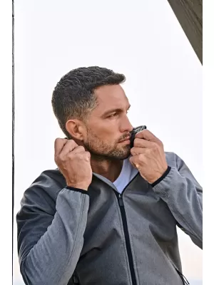 Herrenjacke TEE JAYS | TJ 9510 GRAUE MELANGE