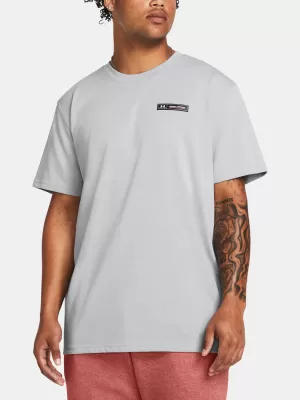 Herren-T-Shirt UNDER ARMOUR UA HW ARMOUR LABEL SS 1382831-011 GRAU