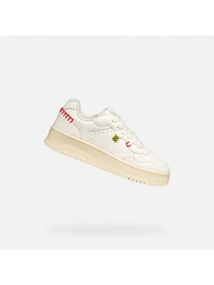 Mädchen-Sneaker GEOX LESTRELLA J56NLC000BCC1000 CREMIG