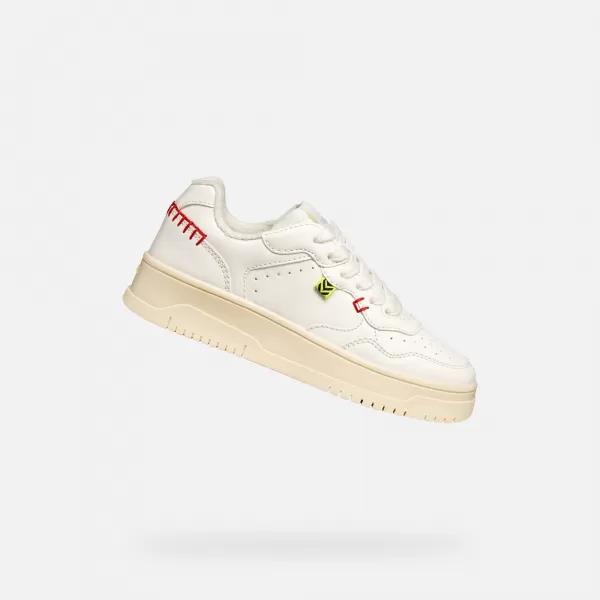  Mädchen-Sneaker GEOX LESTRELLA J56NLC000BCC1000 CREMIG 