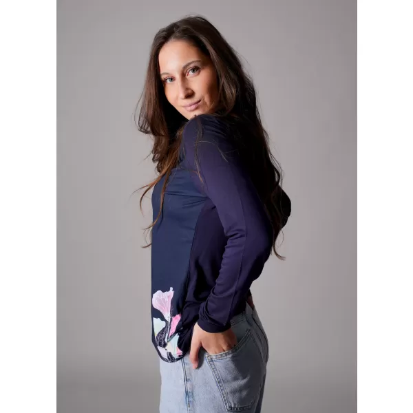 Damen-T-Shirt ALTISPORT GLADYS DUNKELBLAU 
