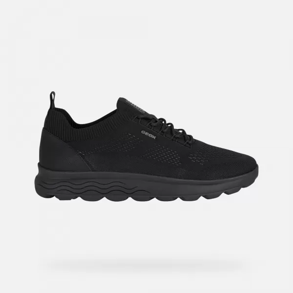  Herren-Sneaker GEOX SPHERICA G002564 SCHWARZ 
