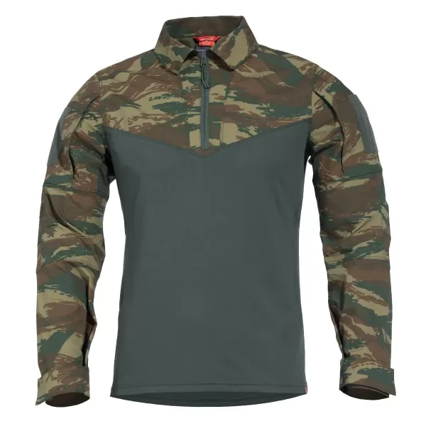 Herren-T-Shirt mit langen Ärmeln PENTAGON RANGER SHIRT K02013 GRAUES TARNMUSTER 