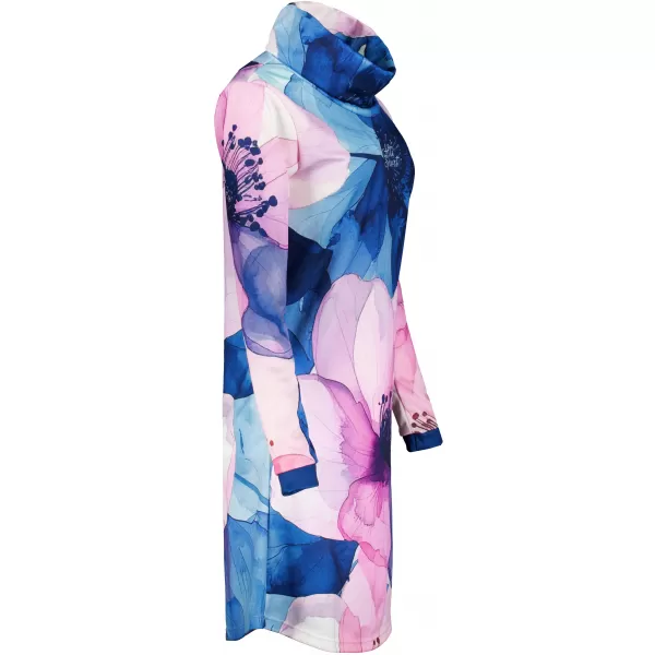  Erweitertes Premium-Sweatshirt für Damen ALTISPORT VOJ/ALW117MI06 BLAU-ROSA 