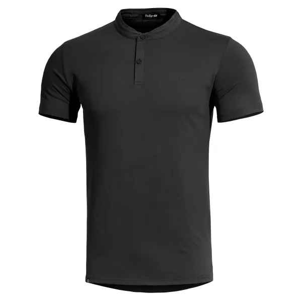  T-Shirt PENTAGON ROMEO 2.0 HENLEY T-SHIRT K09050 SCHWARZ 