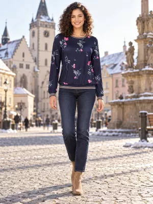 Damen-T-Shirt KIXMI VANESSA DUNKELBLAU