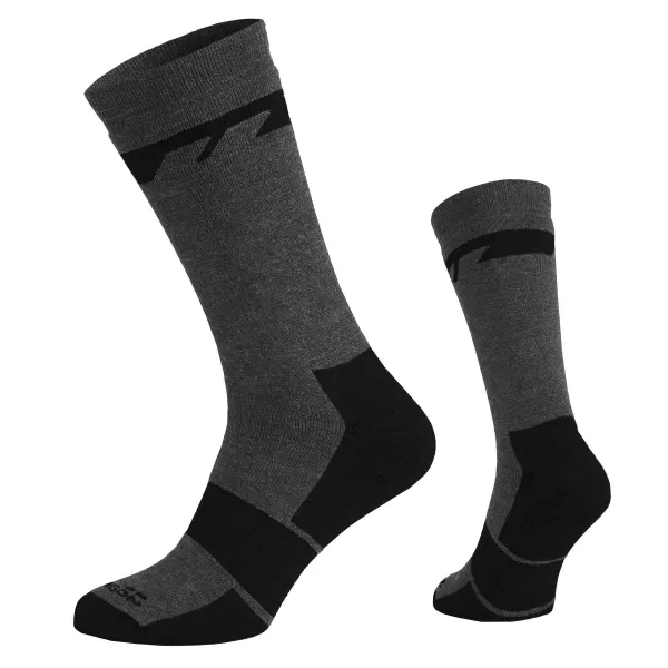  Socken PENTAGON ALPINE MERINO SOCKS HEAVY EL14017 17 EL14017 ASCHENGRAU 