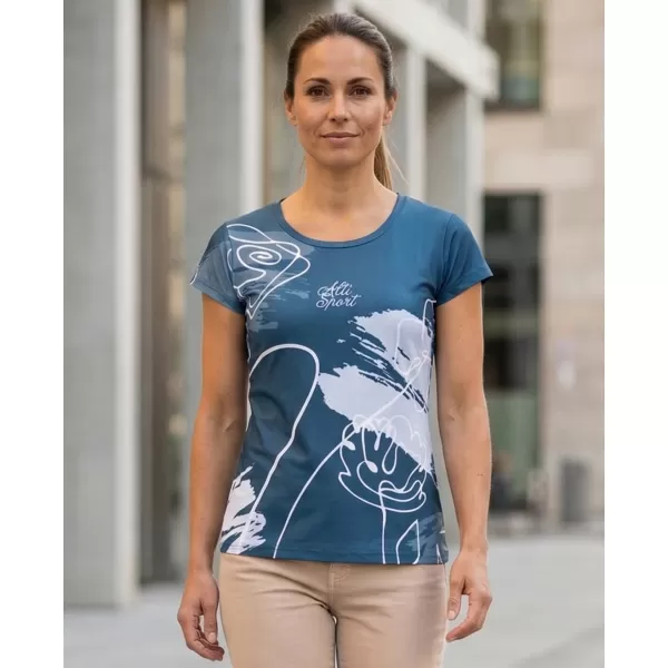  Damen Freizeitshirt Premium ALTISPORT VOJ/ALW120TR06 DUNKELBLAU 
