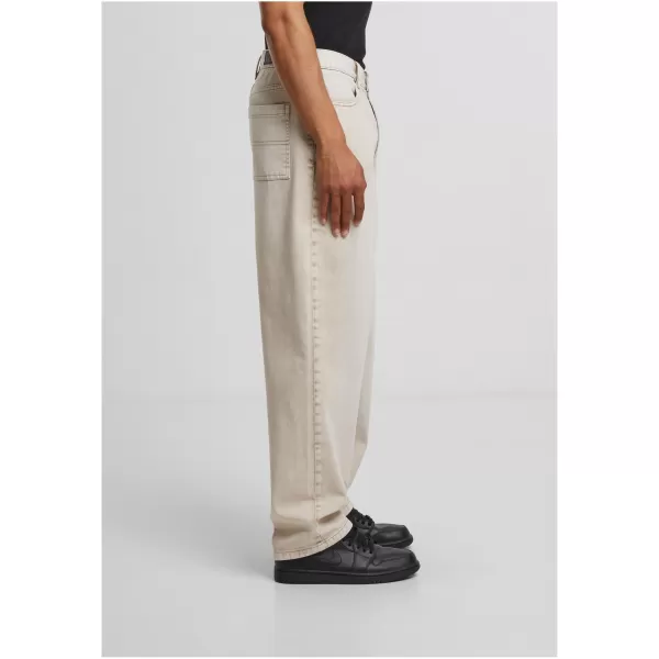  Jeans URBAN CLASSICS TB4461 WEIß SCHMUTZIG GEWASCHEN 