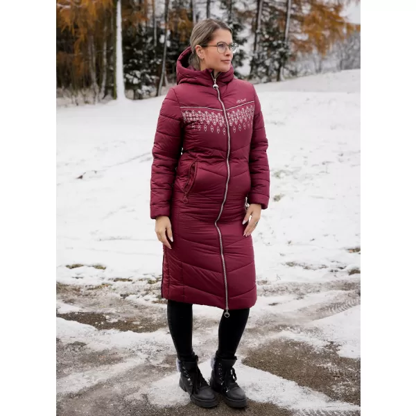  Damenmantel ALTISPORT GIULIA BURGUND 