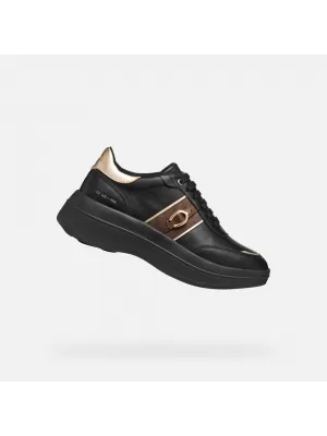Damen-Sneaker GEOX SPHERICA ECUB-3 G009711 SCHWARZ