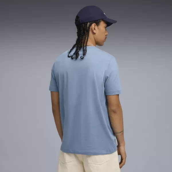  Hemd PUMA GRAPHIC STACKED GRAPHIC TEE 68803834 COOL BLAU 