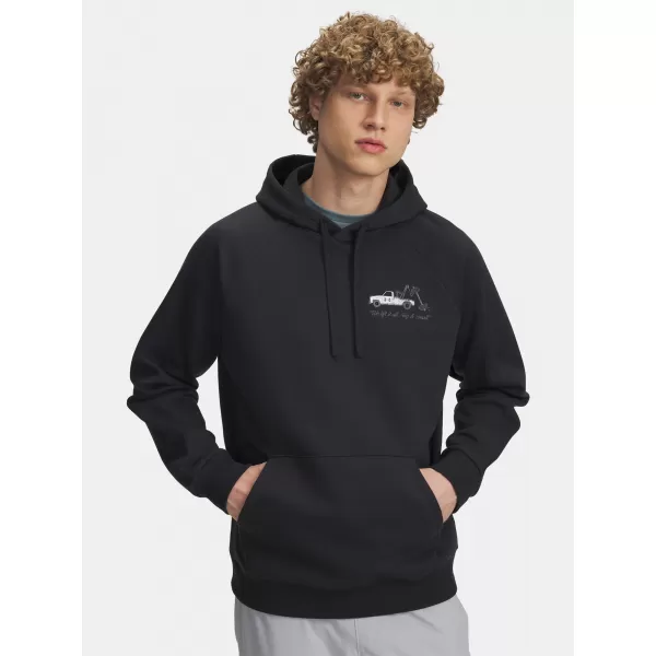  Herren-Sweatshirt UNDER ARMOUR UA RIVAL FLEECE HBR LOGO HD 6003955-001 SCHWARZ 