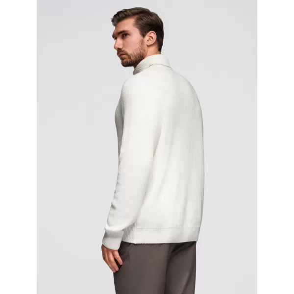  Herrenpullover OMBRE OM-SWTN-0162 WEIß 
