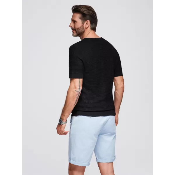  Hemd OMBRE OM-TSCT-0253 SCHWARZ 