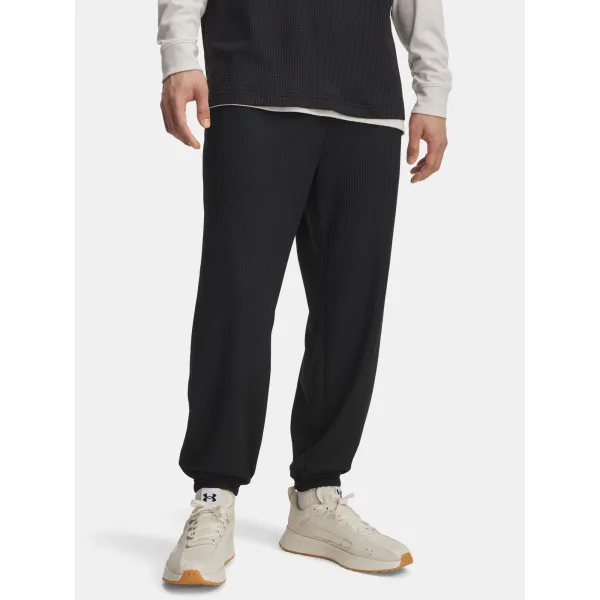  Herren-Jogginghose UNDER ARMOUR UA RIVAL WAFFLE JOGGER 1385932-001 SCHWARZ 