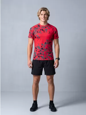 Funktionelle Kompression von Männern t -Shirt Premium ALTISPORT VOJ/ALM108TR04 ROT