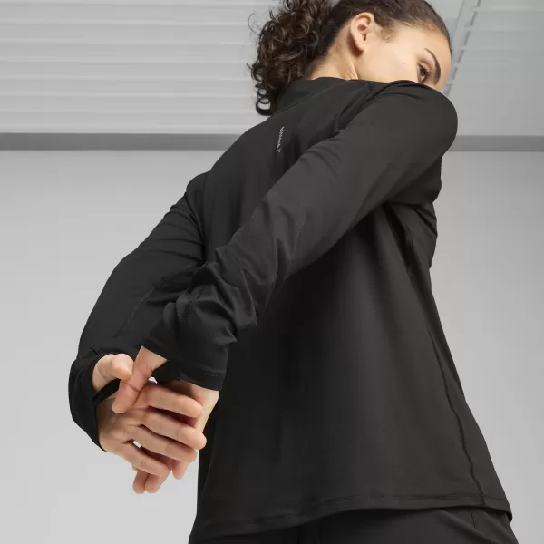  Hemd PUMA W RUN VELOCITY CLOUDSPUN 1/4 ZIP 52665001 PUMA SCHWARZ 