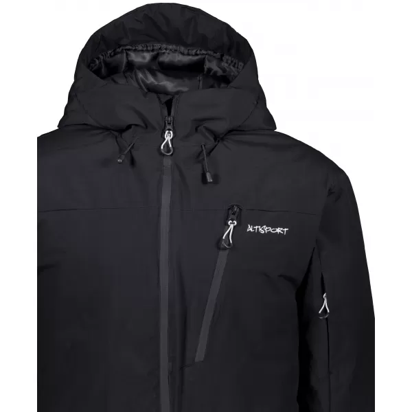  Herren-Winterjacke ALTISPORT GAL SCHWARZ 