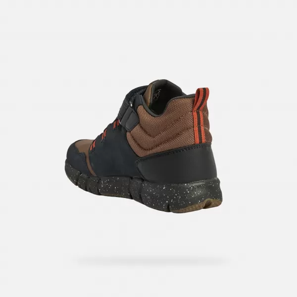  Stiefeletten für Jungen GEOX FLEXYPER BOY B ABX J949XA032FUC0948 SCHWARZ 