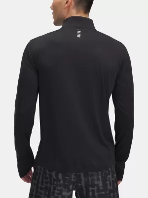 Herren-T-Shirt UNDER ARMOUR UA LAUNCH 1/4 ZIP 6005542-001 SCHWARZ