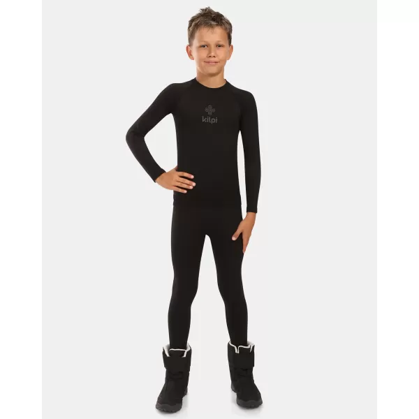  Thermo-T-Shirt für Jungen KILPI NATHAN-JB ZJ0501KI SCHWARZ 