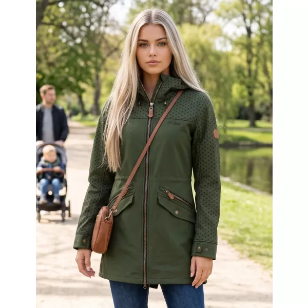  Frauen -Softshelljacke für Frauen ALTISPORT GEMEE KHAKI 