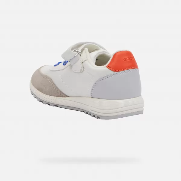  Turnschuhe für Jungen GEOX ALBEN WEIß 