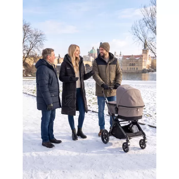  Damenmantel KIXMI VENECIA SCHWARZ/WEIß 