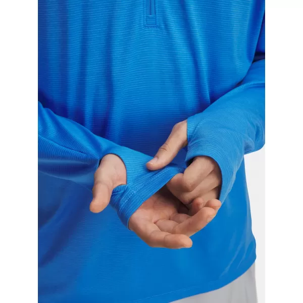  Herren-T-Shirt UNDER ARMOUR UA LAUNCH 1/4 ZIP 6005542-402 BLAU 
