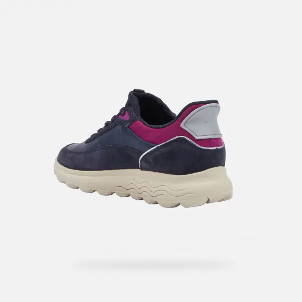  Damen-Sneaker GEOX SPHERICA PLUS FAST IN G009589 DUNKELBLAU 