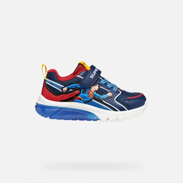  Turnschuhe für Jungen GEOX CIBERDRON J56LBD05411C0200 BLAU 
