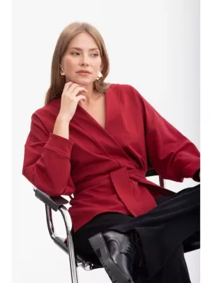 Damenbluse BEWEAR B297 KASTANIENBRAUN