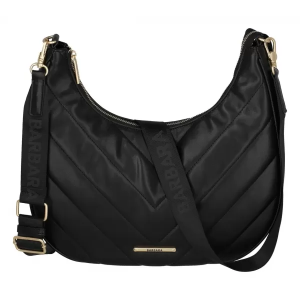  Handtasche TRAVELITE BARBARA COZY HOBO BAG SCHWARZ 